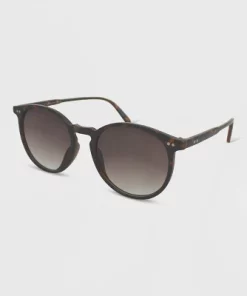 Women's Plastic Round Sunglasses - Wild Fable™ Brown