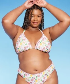 Women's Fruit Print Triangle Bikini Top - Wild Fable™ White -Wild Fable Shop GUEST 9d701678 7c27 49fd 8e59 27d7447d600f 2