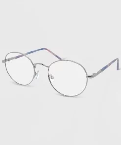 Tie-Dye Printed Round Blue Light Filtering Glasses - Wild Fable™ Gold