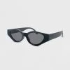 Women's Plastic Oval Sunglasses - Wild Fable™ Black