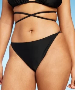 Women's Side Tab Extra Cheeky High Leg Bikini Bottom - Wild Fable™ Black -Wild Fable Shop GUEST a4dd3ebc d3f5 474d a371 56fe61347a2a