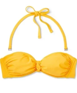 Women's Knot-Front Bandeau Bikini Top - Wild Fable™ Yellow -Wild Fable Shop GUEST a5f760e0 21ec 45dc a765 63349fcc3eb2