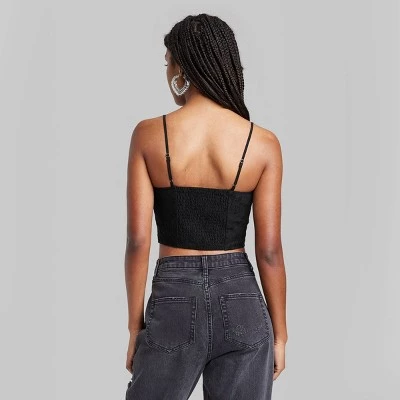 Women's Lace Corset Tank Top - Wild Fable™ White Lace 2 Women's Lace Corset Tank Top - Wild Fable™ White Lace - Image 2