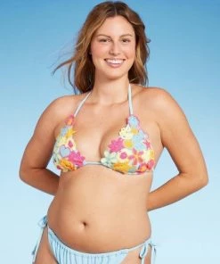 Women's Mixed Icon Crochet Triangle Bikini Top - Wild Fable™ Blue 14 Women's Mixed Icon Crochet Triangle Bikini Top - Wild Fable™ Blue -Wild Fable Shop GUEST ad869612 b483 48d8 9626 940e6261b059