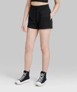 Women's Pull-On Perfect Fleece Shorts - Wild Fable™ Gray