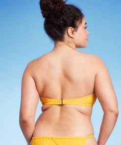 Women's Knot-Front Bandeau Bikini Top - Wild Fable™ Yellow -Wild Fable Shop GUEST b6c2a017 a0e6 4ade 9616 180d51cff5b1