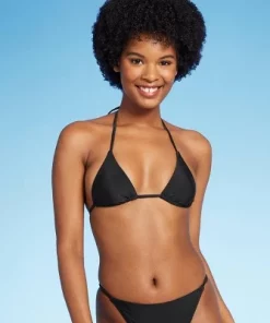 Women's Low Coverage Mini Triangle Bikini Top - Wild Fable™ Black -Wild Fable Shop GUEST ba8c8342 43c6 4d62 a7f6 43b9cf226804 2