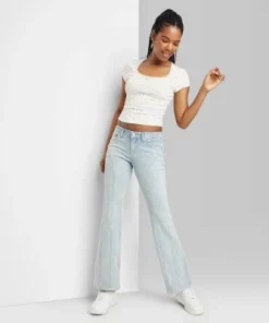 Women's Low-Rise Seamed Flare Jeans - Wild Fable™ Light Wash -Wild Fable Shop GUEST bb17e734 c400 402f 8b8f 05656565dfe6 3
