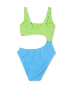 Women's Cut Out One Piece Swimsuit - Wild Fable™ Bright Green/bright Blue -Wild Fable Shop GUEST c5777ef5 86d9 4ebb ba2a 014cca8ee38c