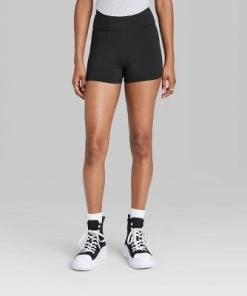 Women's High-Rise Shortie Bike Shorts - Wild Fable™ Green Apple