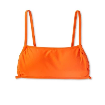 Women's Tunneled Side Detail Bralette Bikini Top - Wild Fable™ Orange 5 Women's Tunneled Side Detail Bralette Bikini Top - Wild Fable™ Orange - Image 5
