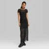 Women's Maxi Dress - Wild Fable™ Black Lace