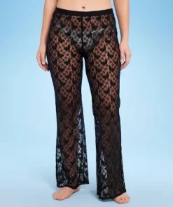Women's Sheer Lace Flare Cover Up Pants - Wild Fable™ Black 6 Women's Sheer Lace Flare Cover Up Pants - Wild Fable™ Black -Wild Fable Shop GUEST d15e162c 6390 4955 96da 43d393385737