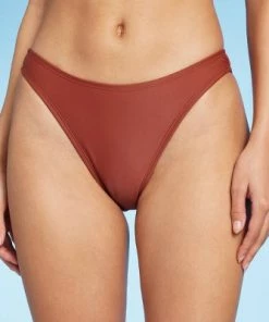 Women's Scoop Front High Leg Extra Cheeky Bikini Bottom - Wild Fable™ Brown -Wild Fable Shop GUEST d9cadc16 35ca 4f2c bd54 0ddca12ae186