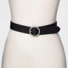 Women's Round Buckle Belt - Wild Fable™ Black XL