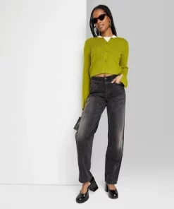 Women's High-Rise Straight Jeans - Wild Fable™ Black Wash 27 Women's High-Rise Straight Jeans - Wild Fable™ Black Wash -Wild Fable Shop GUEST de18710f 5e87 476e 82f9 1a25f4e86395 5