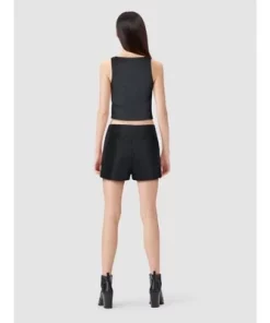 Women's Faux Leather Tie Vest Top - Wild Fable™