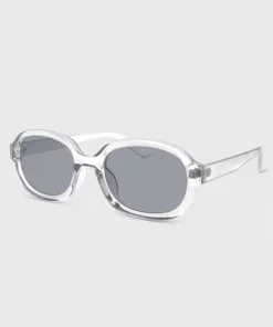 Women's Plastic Oval Sunglasses - Wild Fable™ Gray
