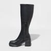 Women's Azzahya Stretch Tall Dress Boots - Wild Fable™ Black