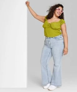 Women's High-Rise Flare Jeans - Wild Fable™ Light Wash -Wild Fable Shop GUEST eb2a3ec4 ff90 440b aa91 91ccc998a4f2