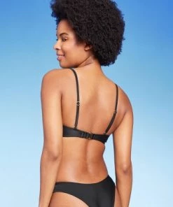 Women's Ring Front Bralette Bikini Top - Wild Fable™ Red