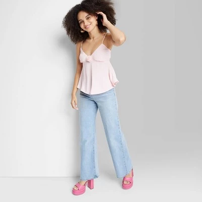 Women's High-Rise Wide Leg Baggy Jeans - Wild Fable™ Light Blue 10 Women's High-Rise Wide Leg Baggy Jeans - Wild Fable™ Light Blue - Image 10