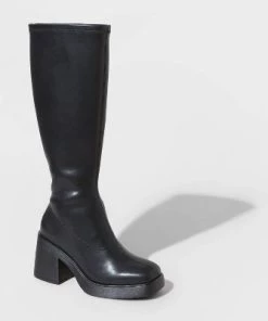 Women's Azzahya Stretch Tall Dress Boots - Wild Fable™ Black -Wild Fable Shop GUEST f31d844e 7068 4afb ab52 5b3ed529026a