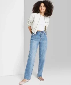 Women's High-Rise Curvy Straight Jeans - Wild Fable™ Medium Wash 29 Women's High-Rise Curvy Straight Jeans - Wild Fable™ Medium Wash -Wild Fable Shop GUEST f40e2a57 7e8f 42d1 baa0 a575452e87be 7