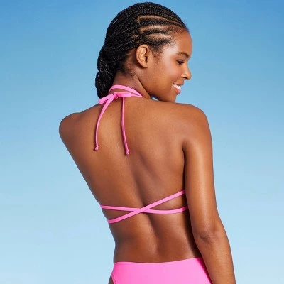 Women's Beaded Wrap Triangle Bikini Top - Wild Fable™ Yellow 1 Women's Beaded Wrap Triangle Bikini Top - Wild Fable™ Yellow