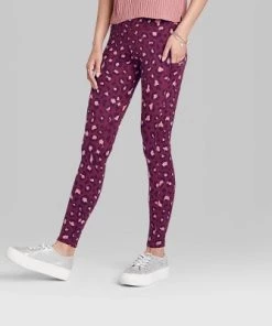 Women's High-Waisted Leggings - Wild Fable™ Charcoal Gray