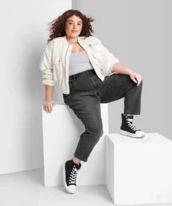 Women's Super-High Rise Curvy Tapered Jeans - Wild Fable™ Black Wash 37 Women's Super-High Rise Curvy Tapered Jeans - Wild Fable™ Black Wash -Wild Fable Shop GUEST fe877c7c cb0e 4f06 b8df 8b52092ce87c 5